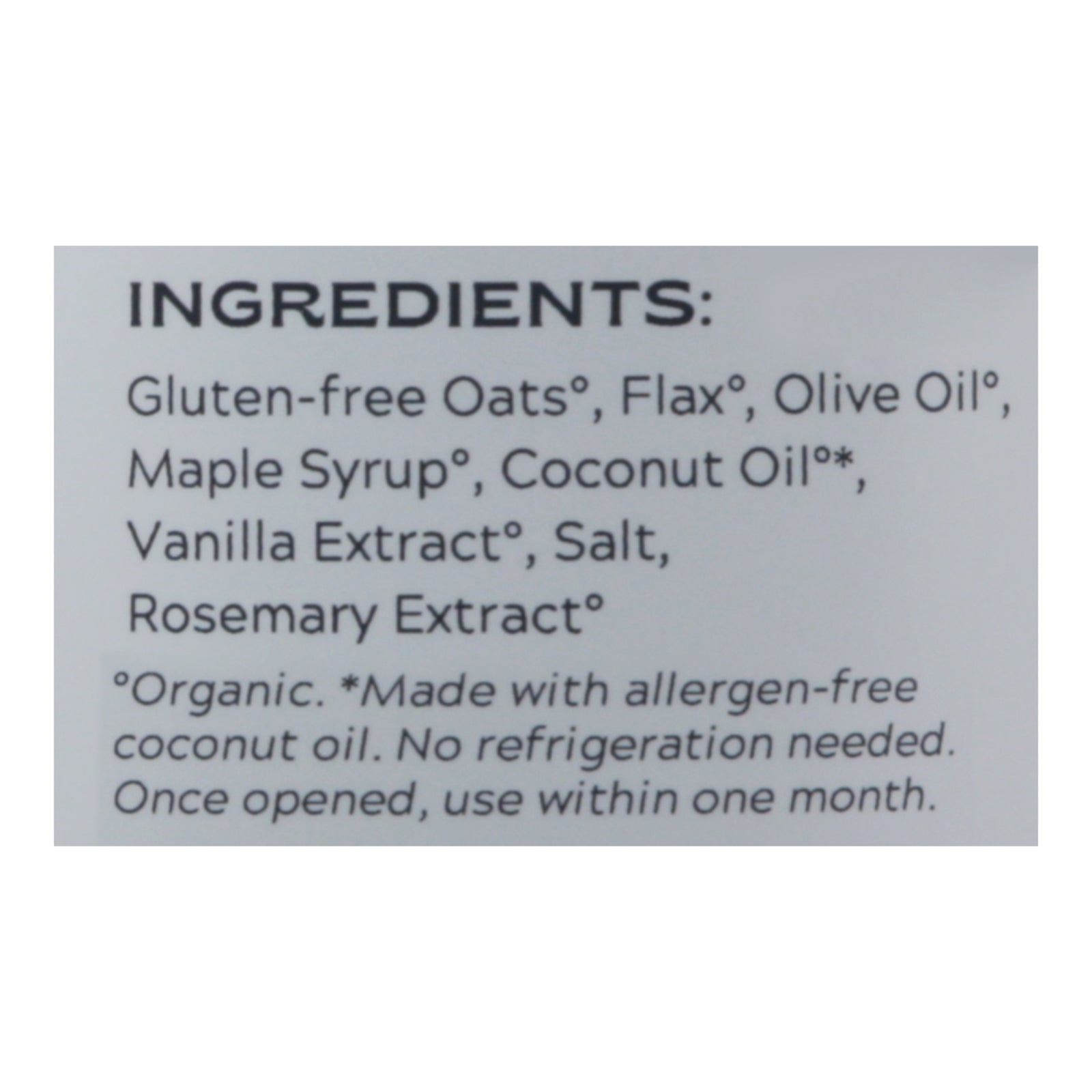 Oat Haus - Butter Granola Vanilla - Case Of 6-12 Oz - GreatEagleInc