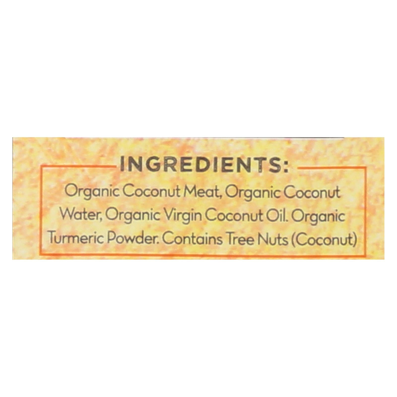Nuco Organic Turmeric Coconut Wraps  - Case Of 12 - 2.47 Oz - GreatEagleInc