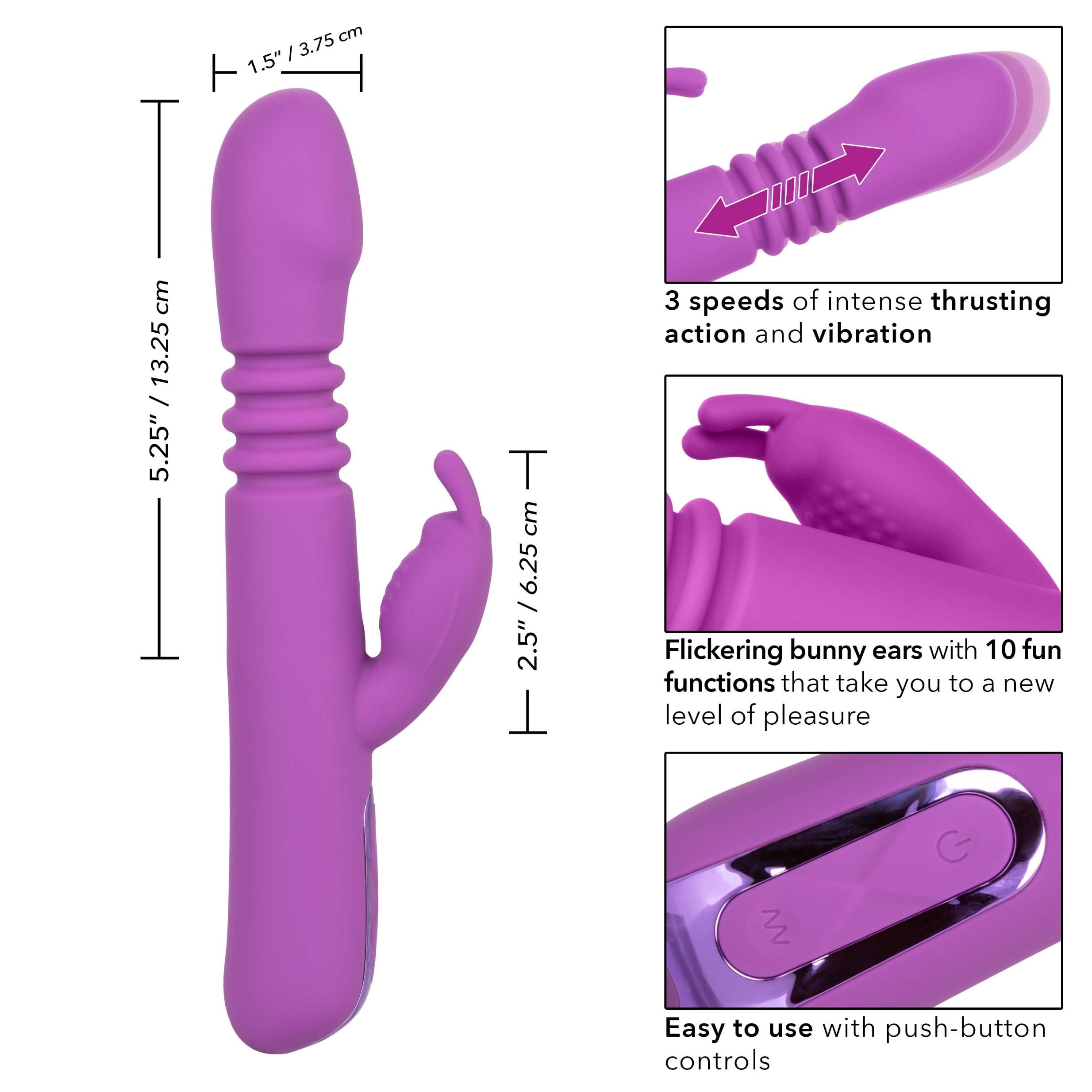 Jack Rabbit Elite Thrusting Rabbit - Purple - GreatEagleInc