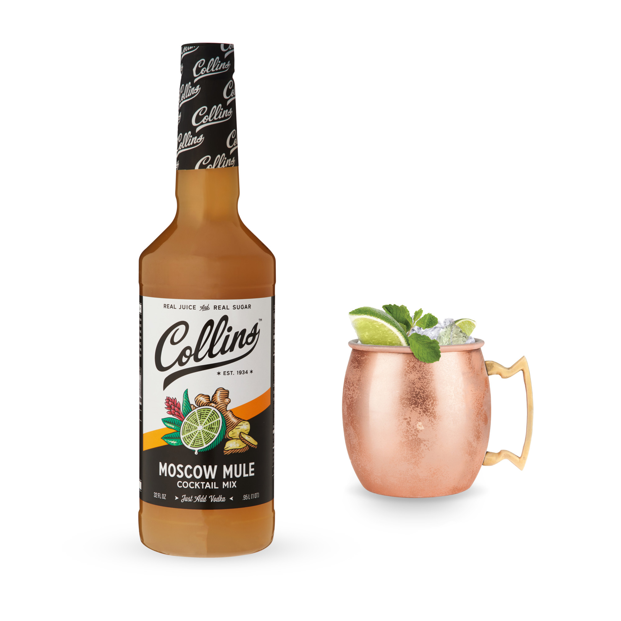 32 oz. Moscow Mule Cocktail Mix by Collins - Food & Drink | Amazon, Home & Garden, Mixer