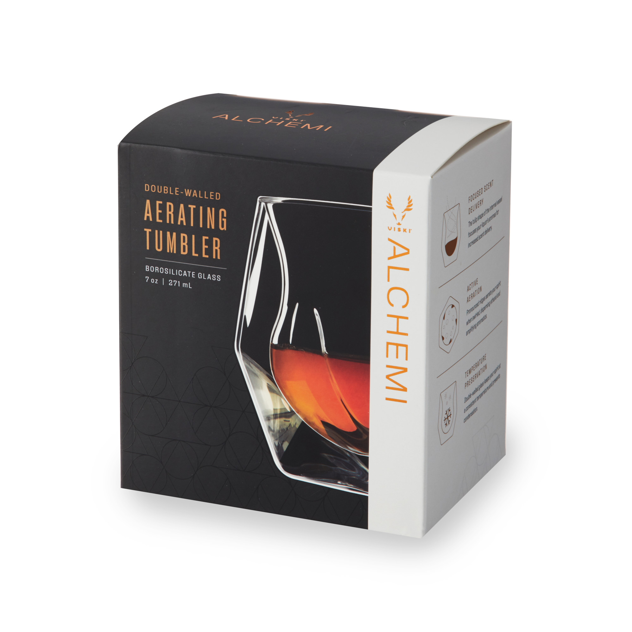 Alchemi Double-Walled Aerating Tumbler - Clear / 1 - Drinkware