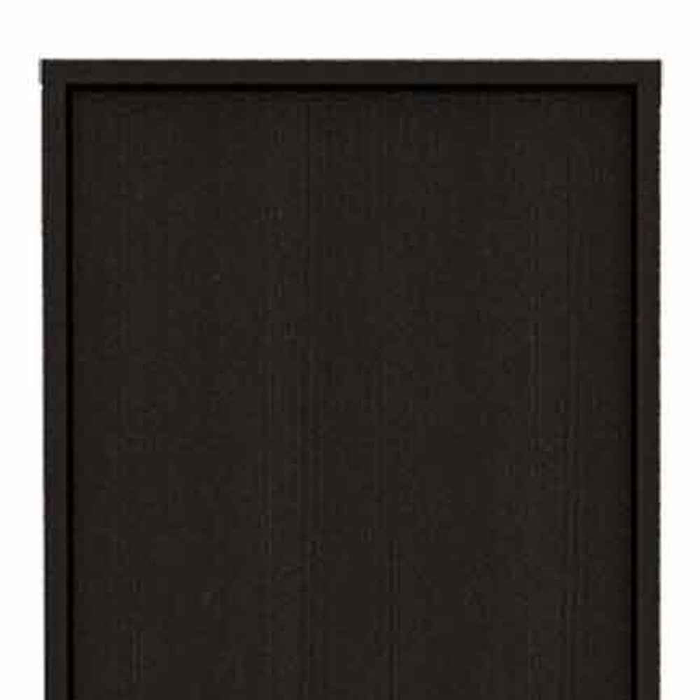 79" Modern Black Pantry Cabinet with Five Shelves