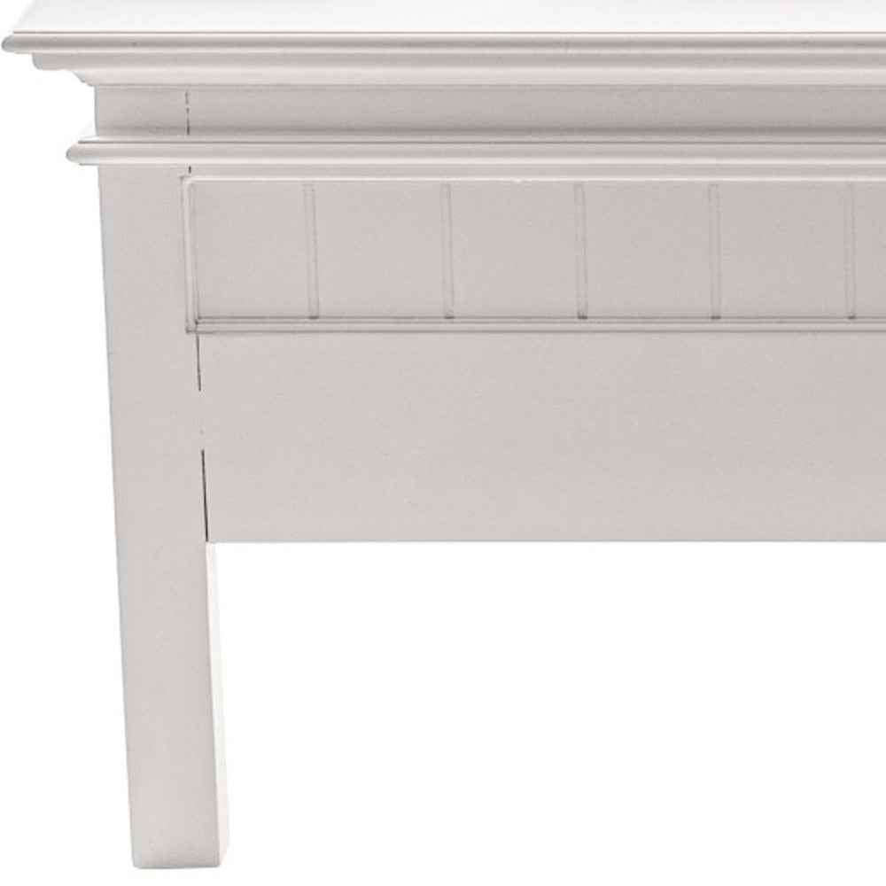 Classic White Panel King Size Bed