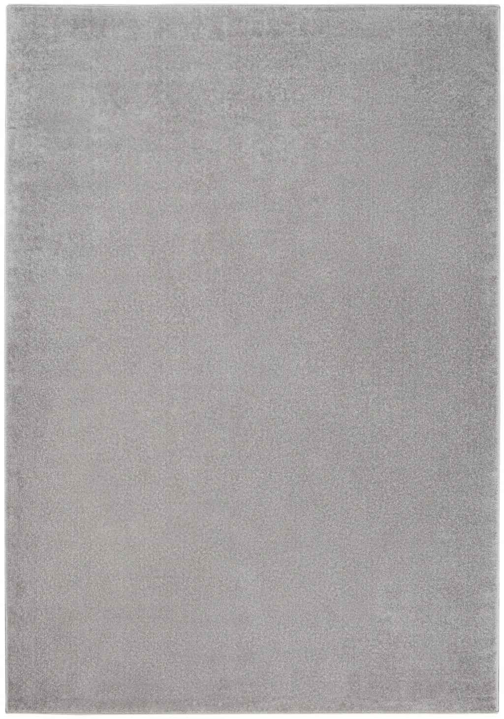 5' X 8' Gray Power Loom Area Rug