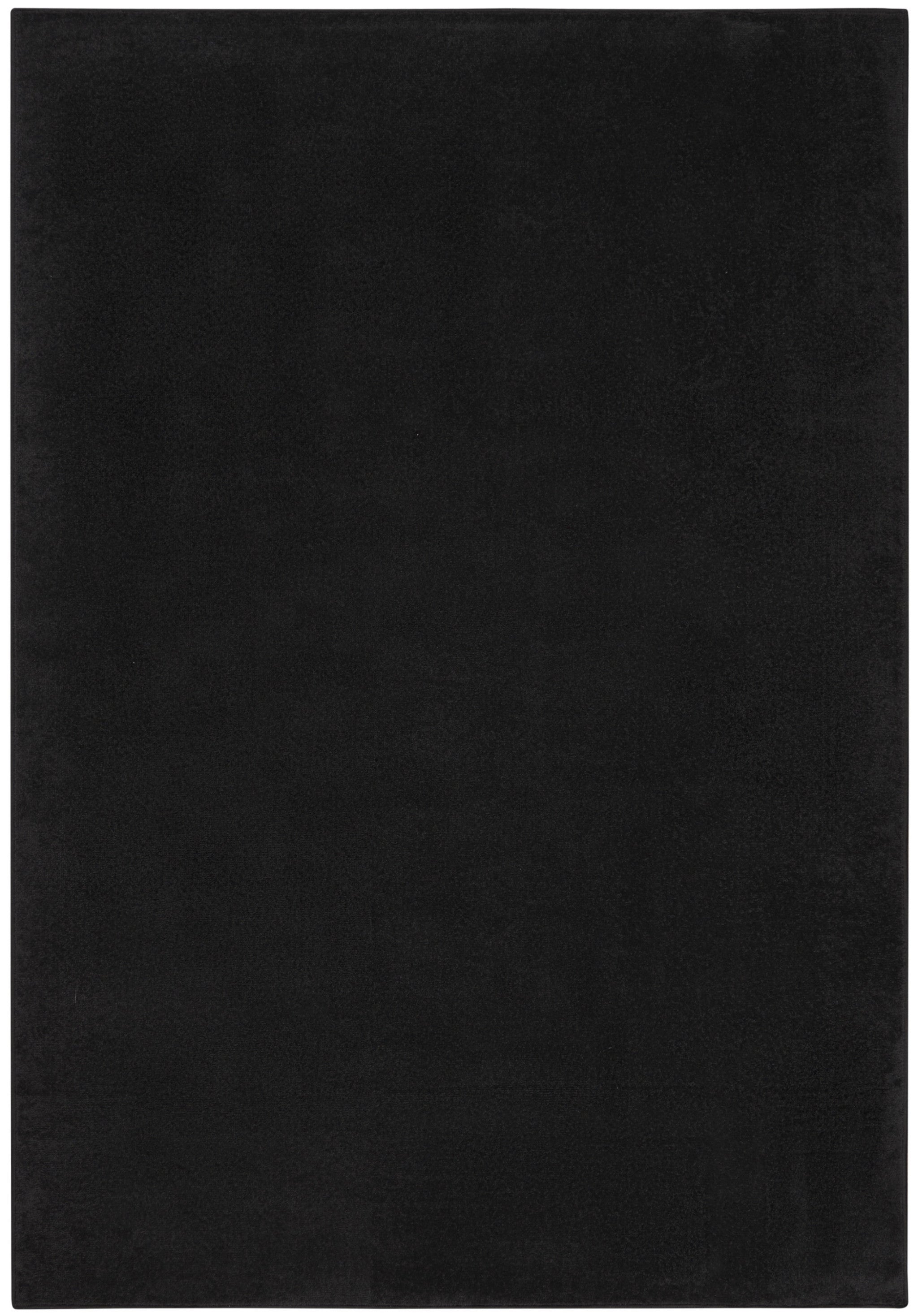 6' X 9' Black Stain Resistant Indoor Outdoor Area Rug - Outdoor