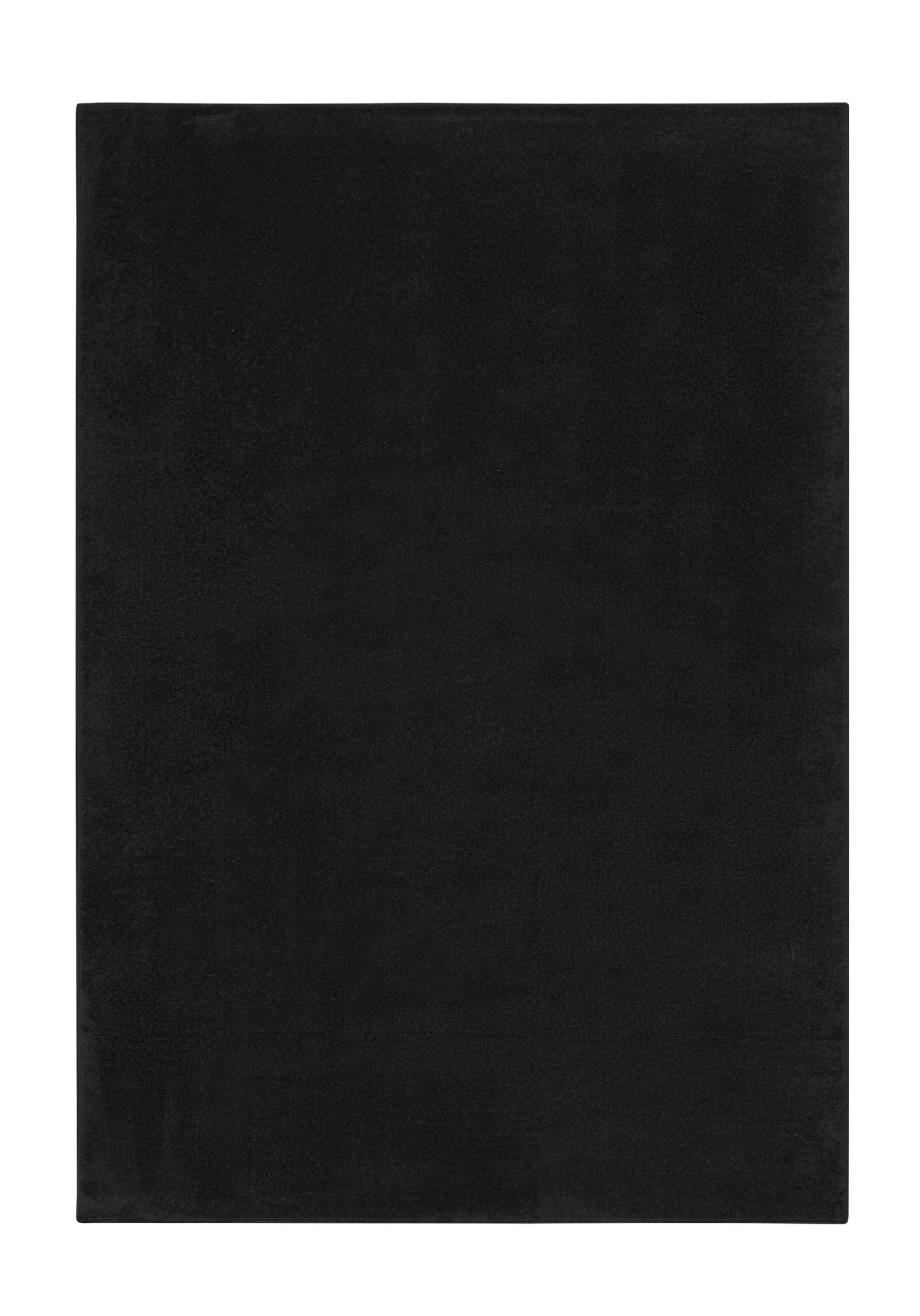 6' X 9' Black Stain Resistant Indoor Outdoor Area Rug - Outdoor