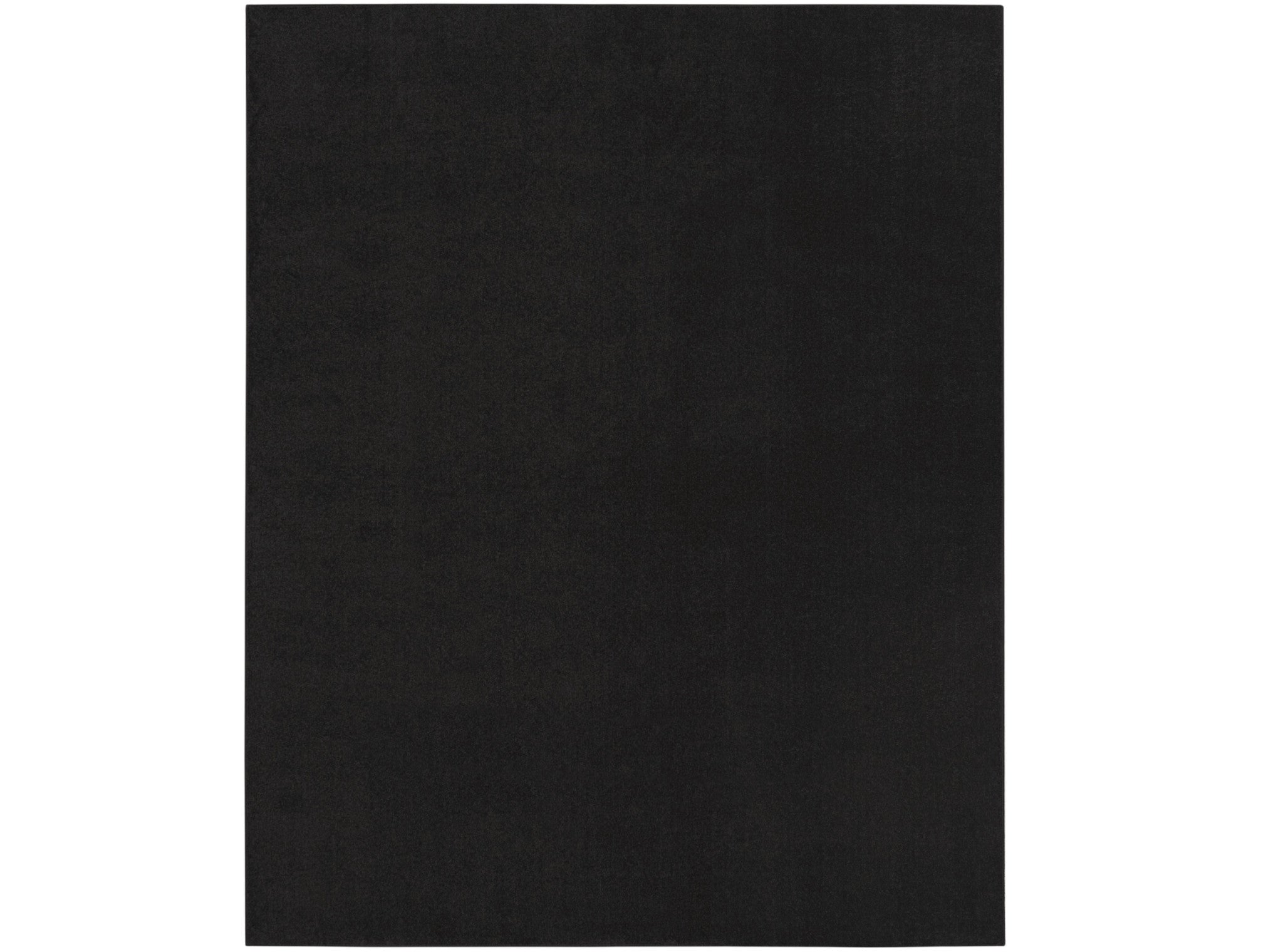10' X 14' Black Stain Resistant Indoor Outdoor Area Rug - Outdoor
