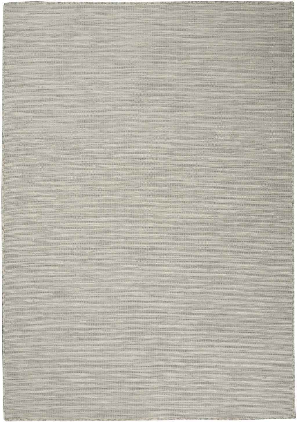 4' X 6' Gray Power Loom Area Rug