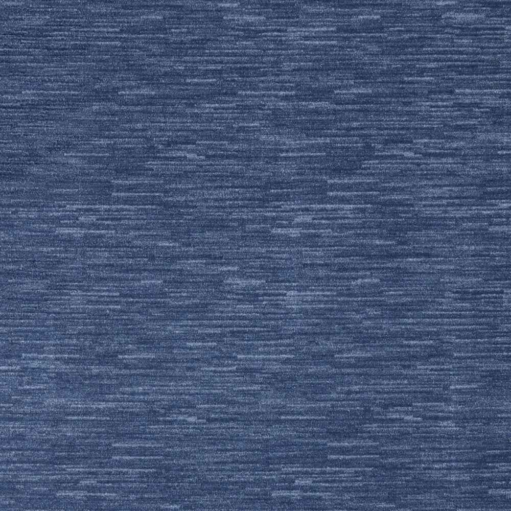 8' X 11' Navy Blue Indoor Outdoor Area Rug