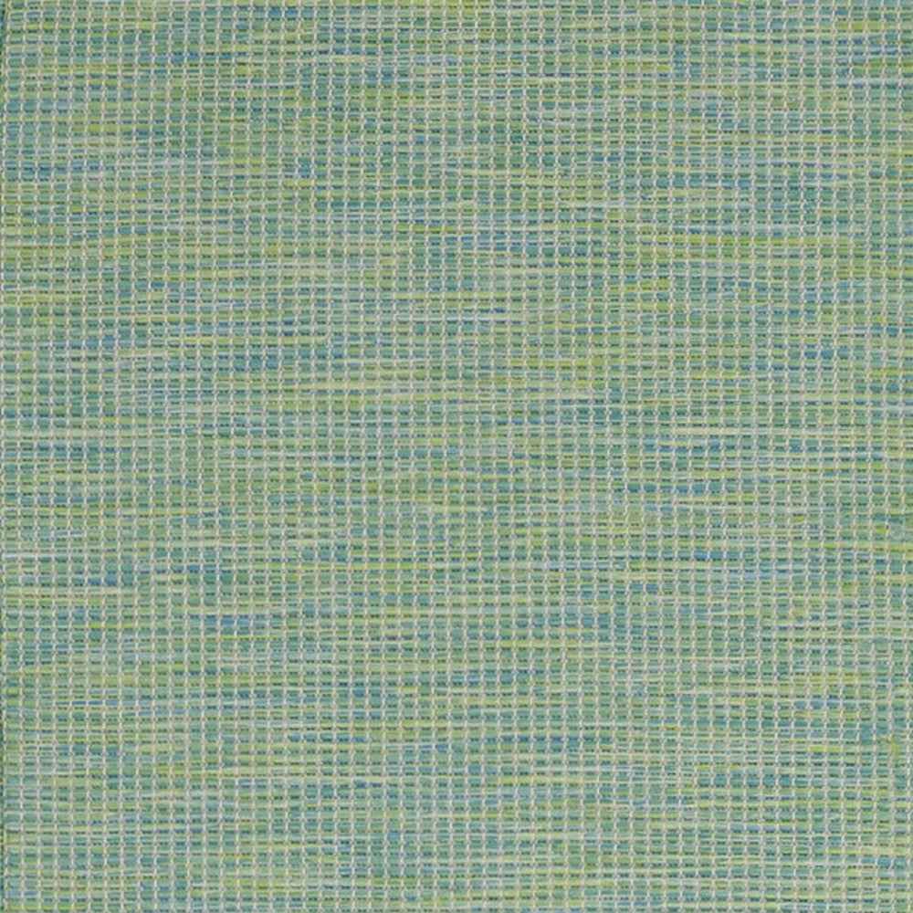 8' Blue Power Loom Runner Rug