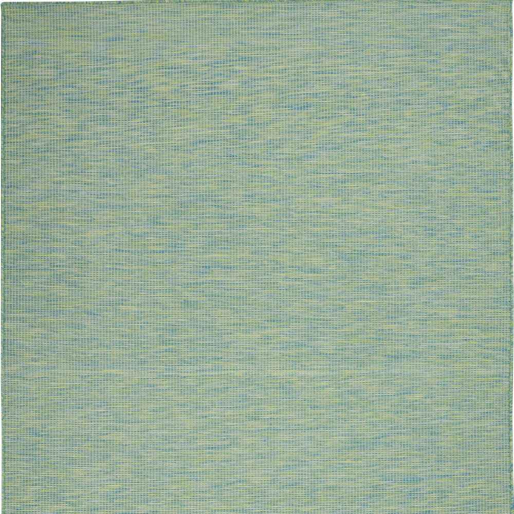 4' X 6' Blue Indoor Outdoor Area Rug