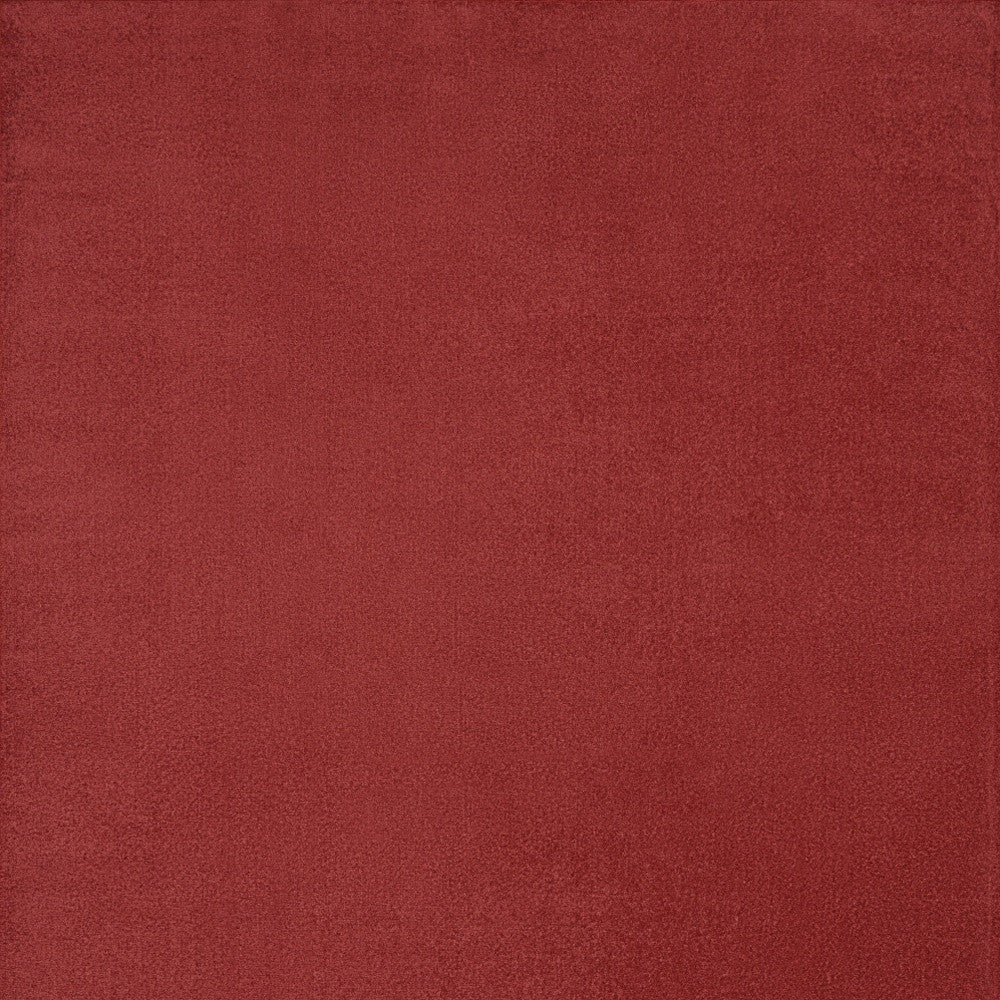 7' X 10' Brick Red Stain Resistant Indoor Outdoor Area Rug - Outdoor
