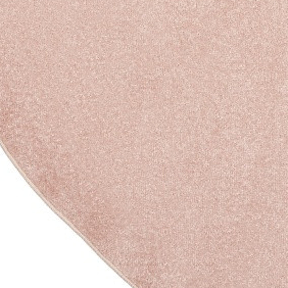 6' X 6' Pink Round Indoor Outdoor Area Rug - Sports & Outdoor