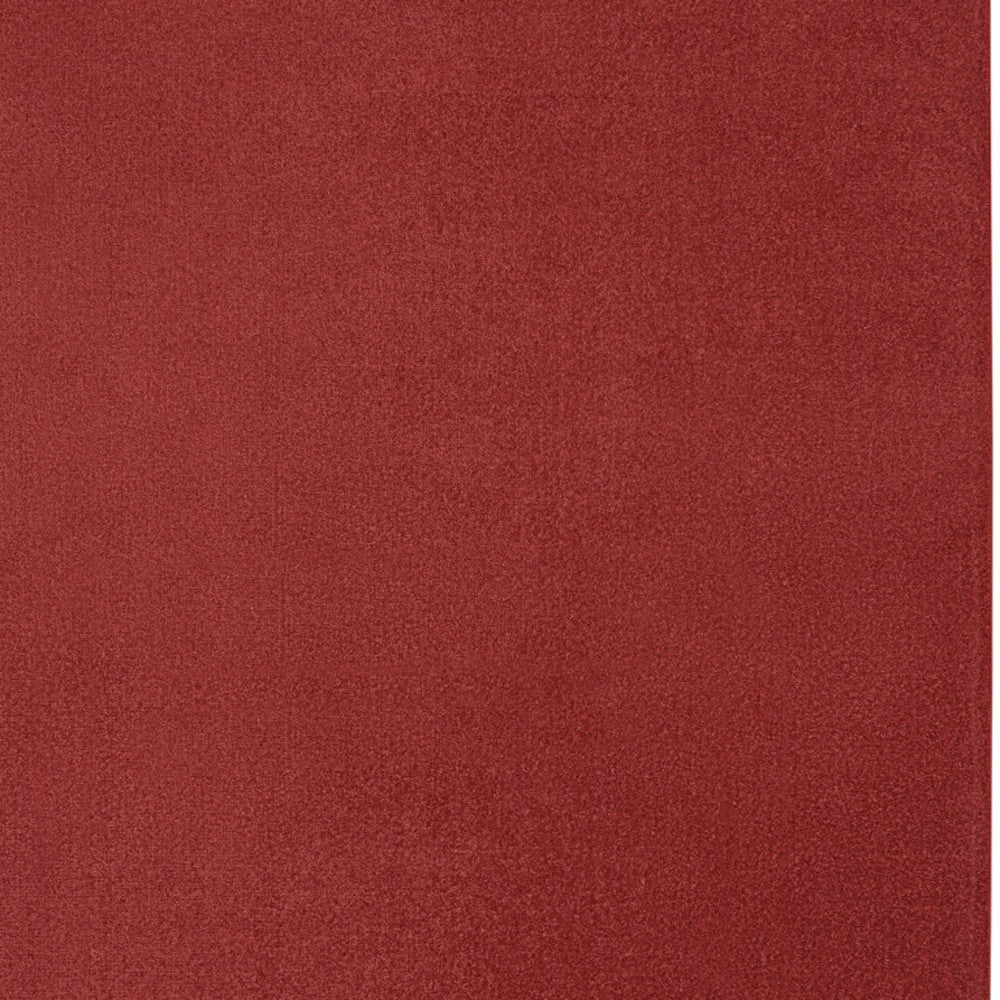 9' X 12' Brick Red Stain Resistant Indoor Outdoor Area Rug - Outdoor
