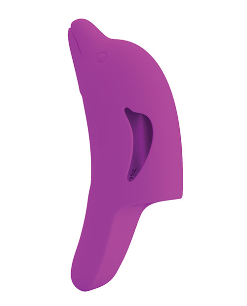 Pretty Love Delphini Dolphin Honey Finger Vibe - Fuchsia - GreatEagleInc