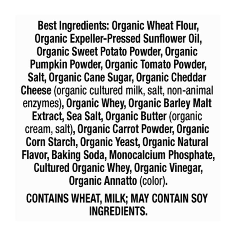 Annie's Homegrown - Crckr Chdr & Hid Veg - Case Of 12-7.5 Oz - GreatEagleInc