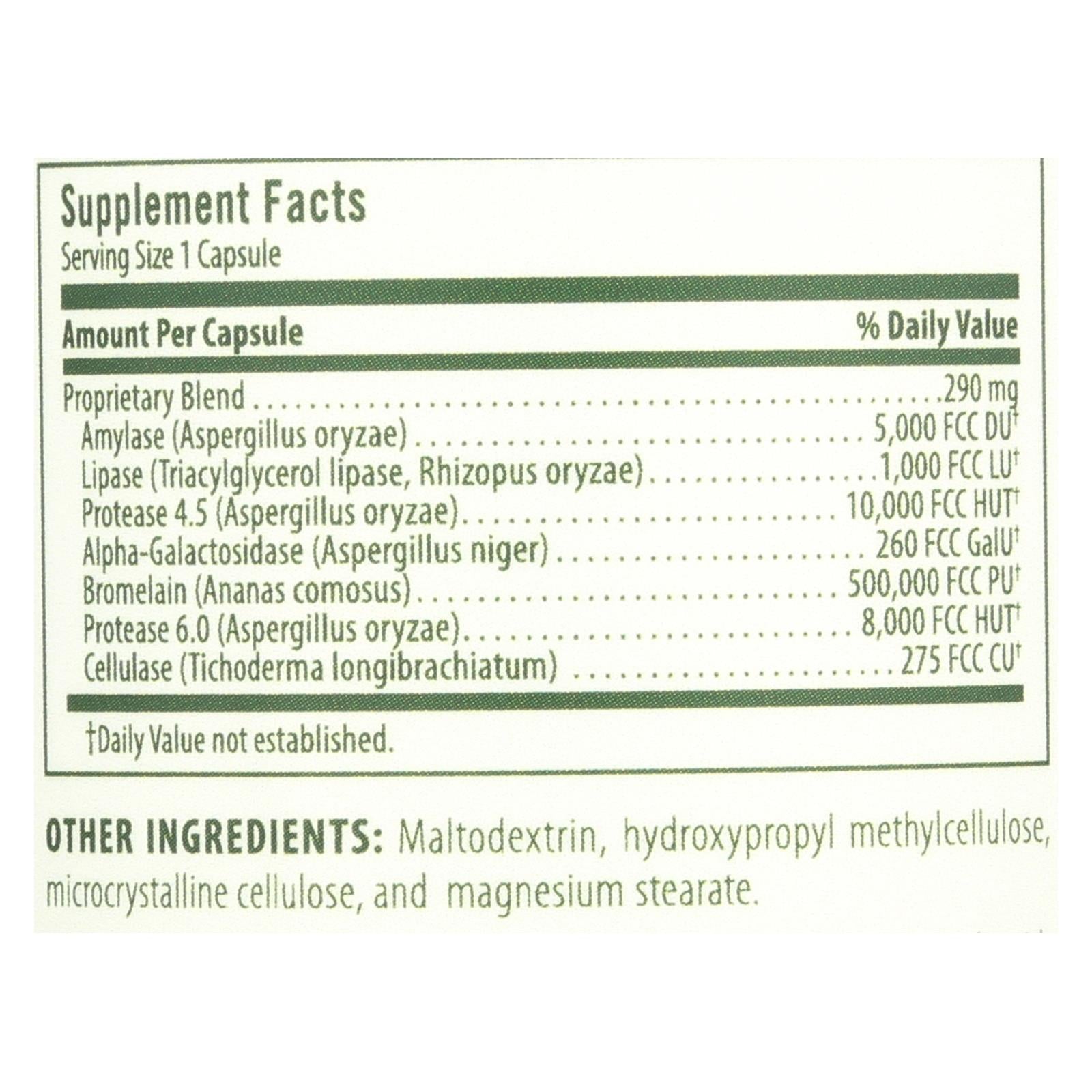 Flora - Enzyme Blend Adult - 1 Each-60 Vcap - GreatEagleInc