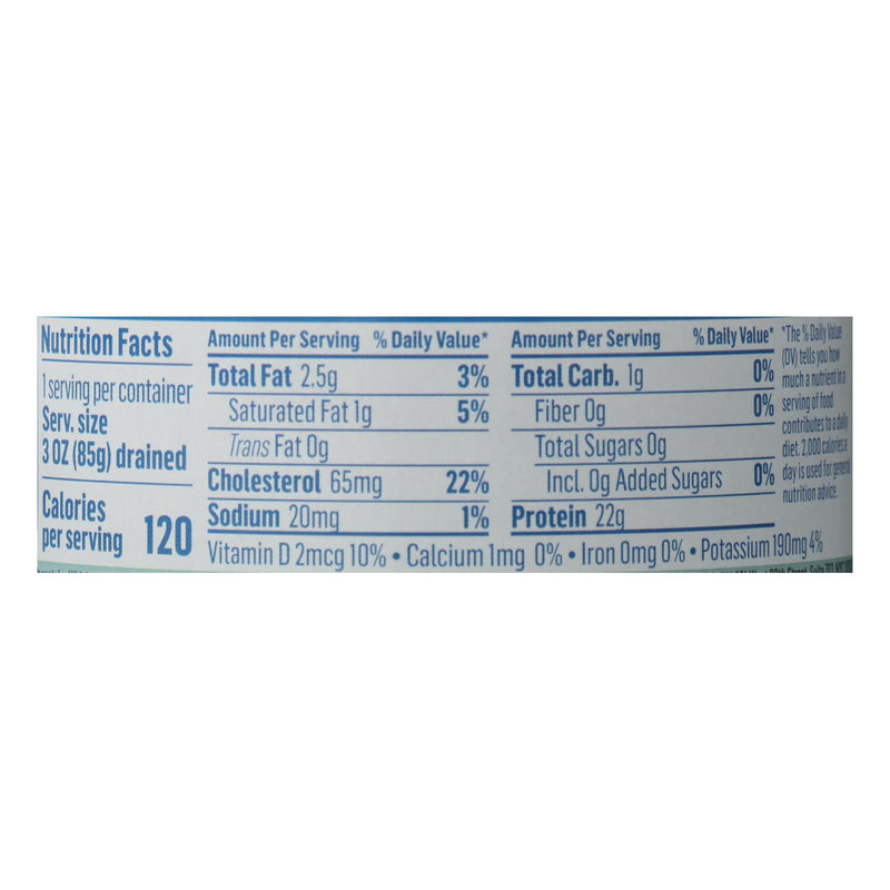 Fish Tales - Tuna Albacore In Water - Case Of 12-5 Oz - GreatEagleInc