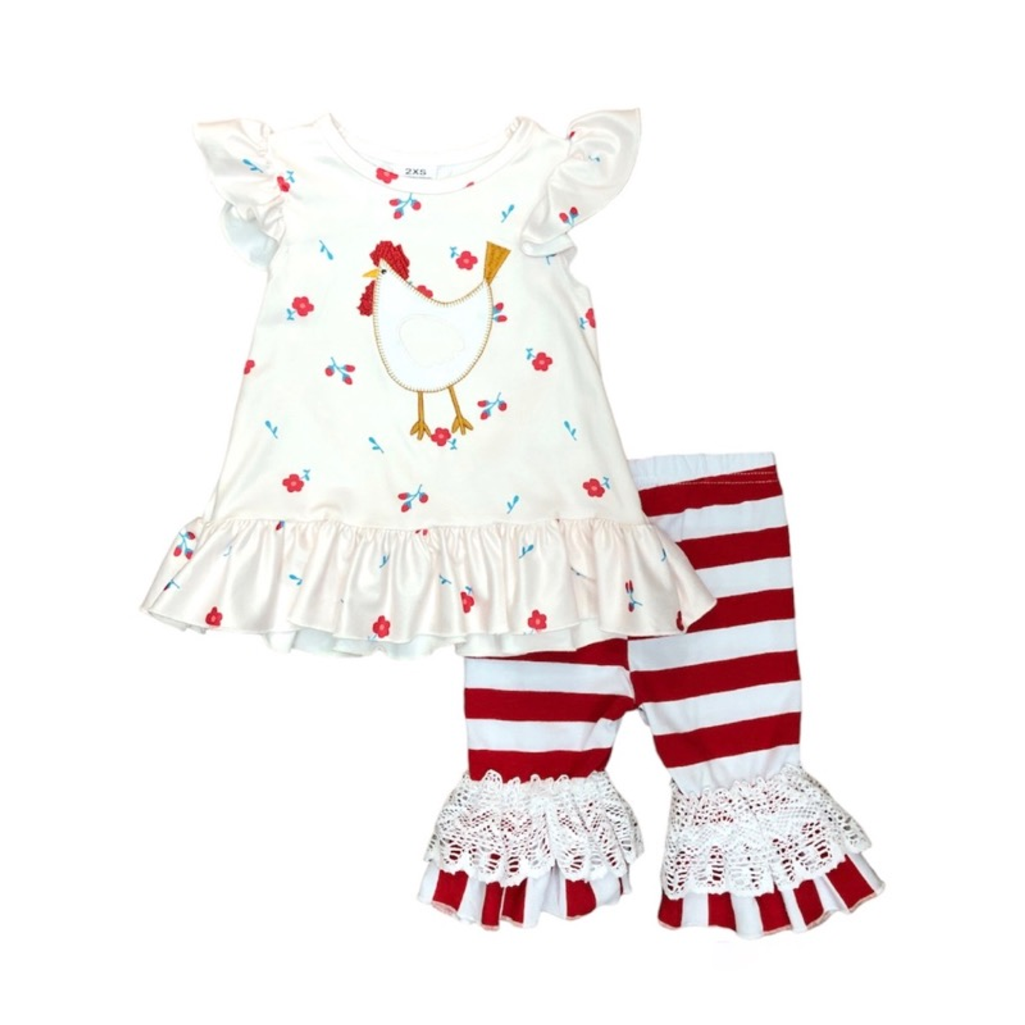 Chicken Run Outfit - 1 / 4T - Girl's
