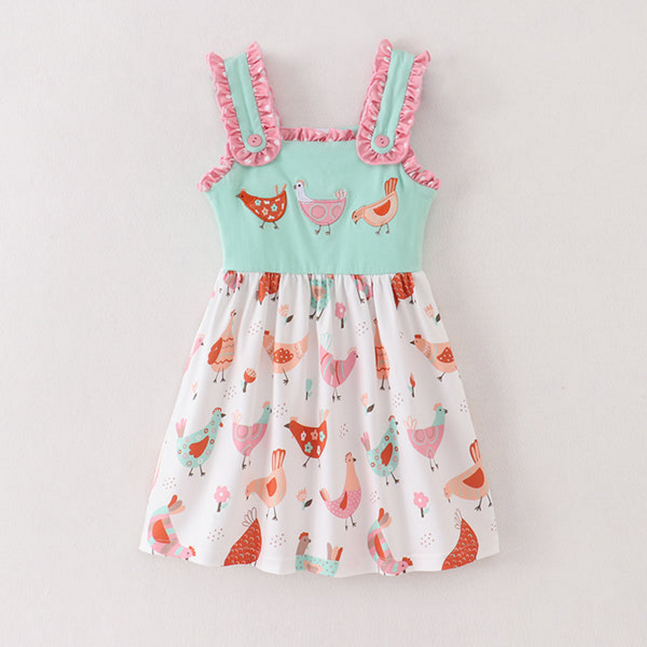Chicken Friends Dress - 1 / 45418 - Girl's