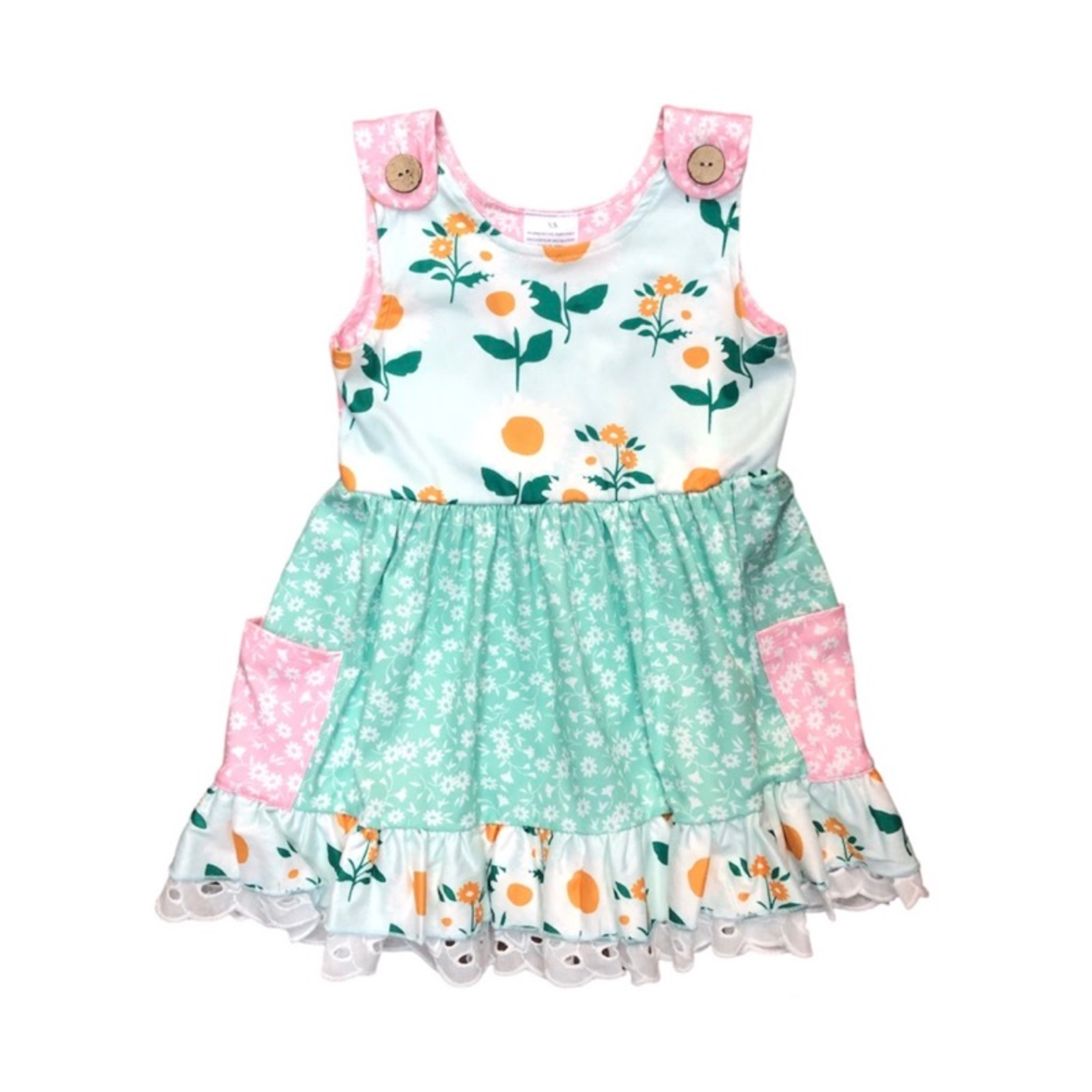 Daisy Floral Dress - 1 / 12-18 Months - Girl's