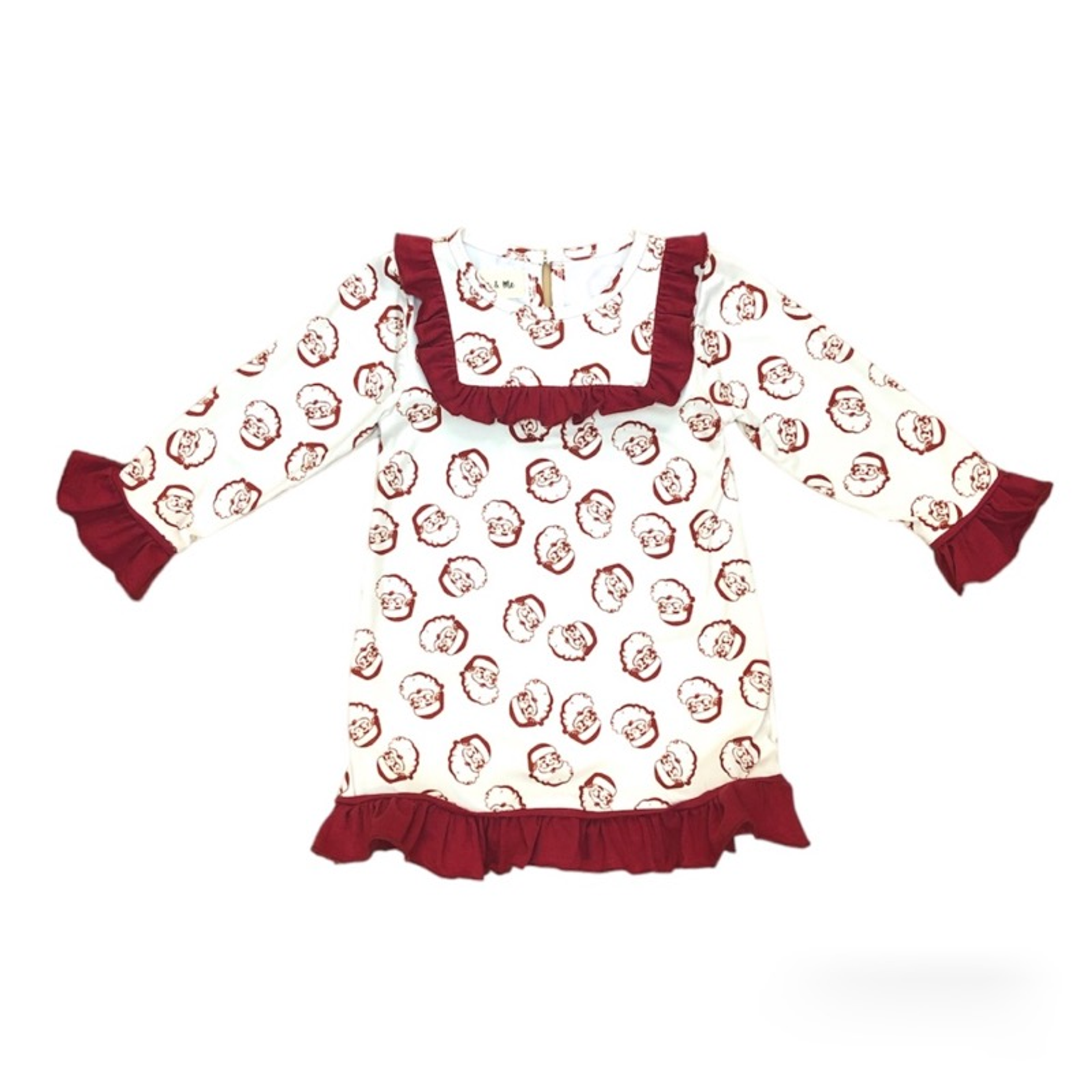 Classic Santa Lounge Dress - 1 / 4T - Girl's