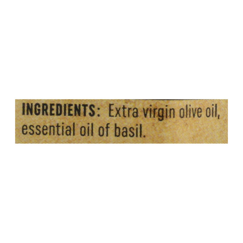 Lucini Italia Extra Virgin Tuscan Basil Olive Oil - Case Of 6 - 8.5 Fl Oz - Eco-Friendly Home & Grocery