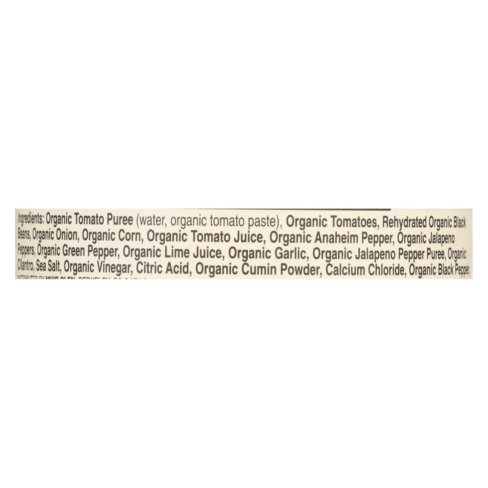 Muir Glen Black Bean Corn Med Salsa - Tomato - Case Of 12 - 16 Oz. - GreatEagleInc