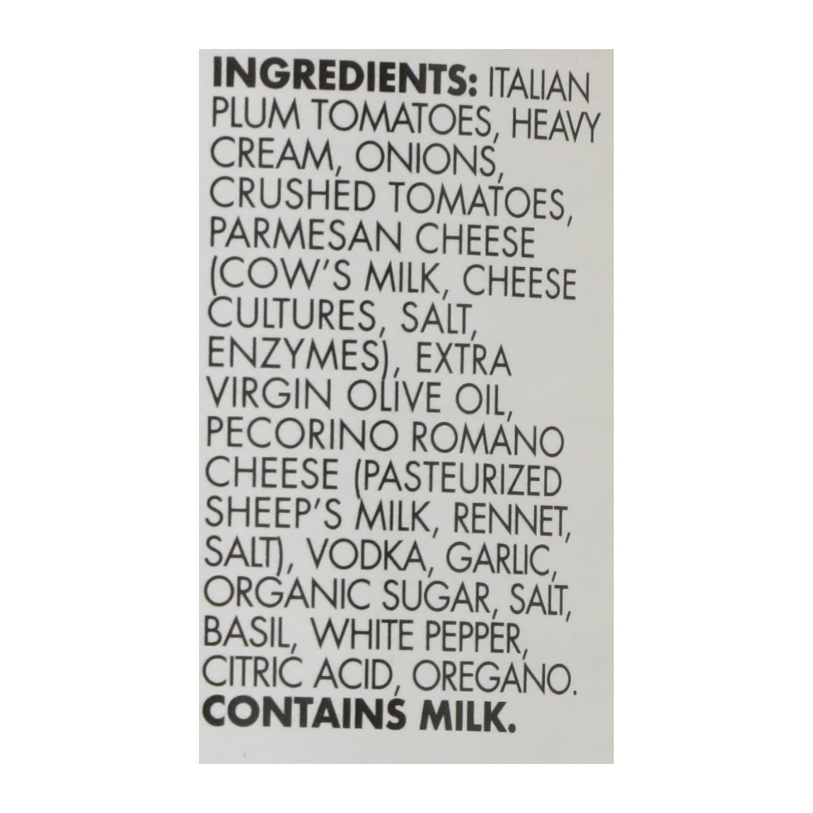 Delallo - Sauce - Fresco - Vodka - Case Of 6 - 25.25 Fl Oz - GreatEagleInc