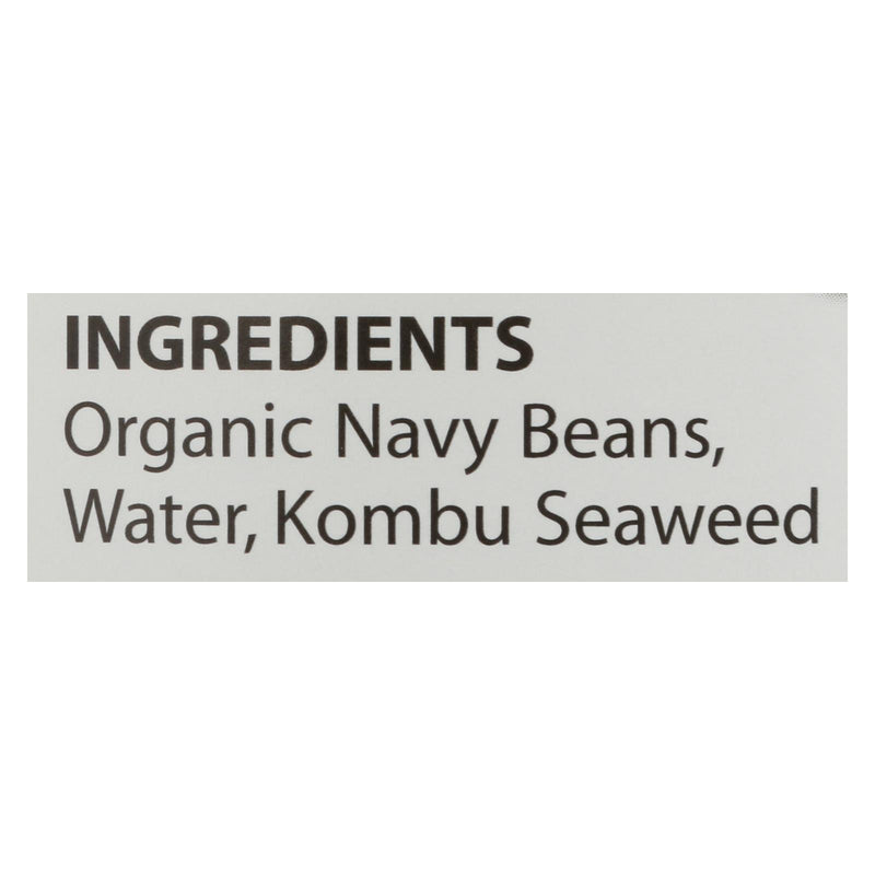Eden No Salt Added Organic Navy Beans  - Case Of 12 - 29 Oz - Eco-Friendly Home & Grocery