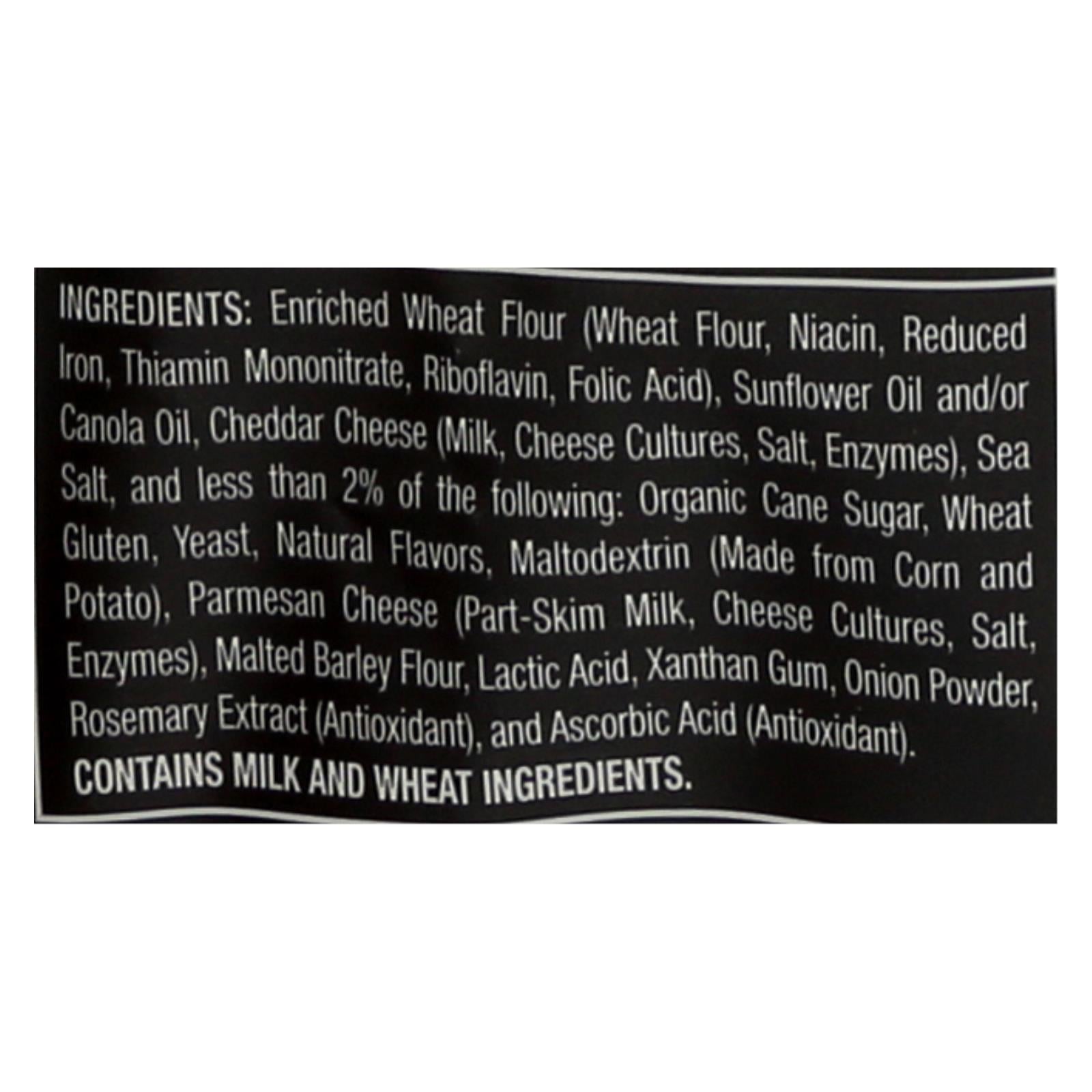 Stacy's Pita Chips - Toasted Cheddar - Case Of 12 - 7.33 Oz. - GreatEagleInc