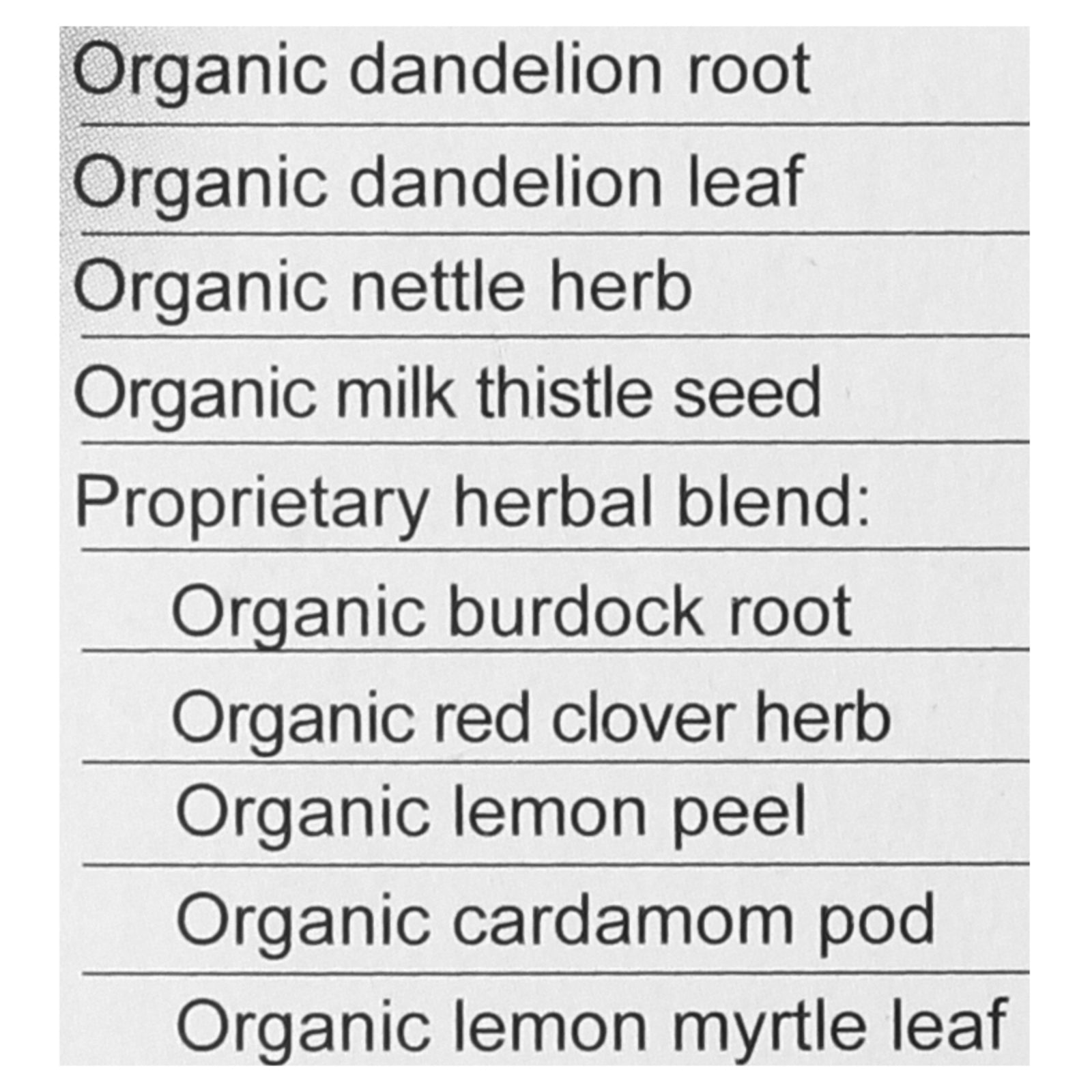 Numi Tea - Hrbl Tea Dndlion Dtox - Case Of 6-16 Bag - GreatEagleInc