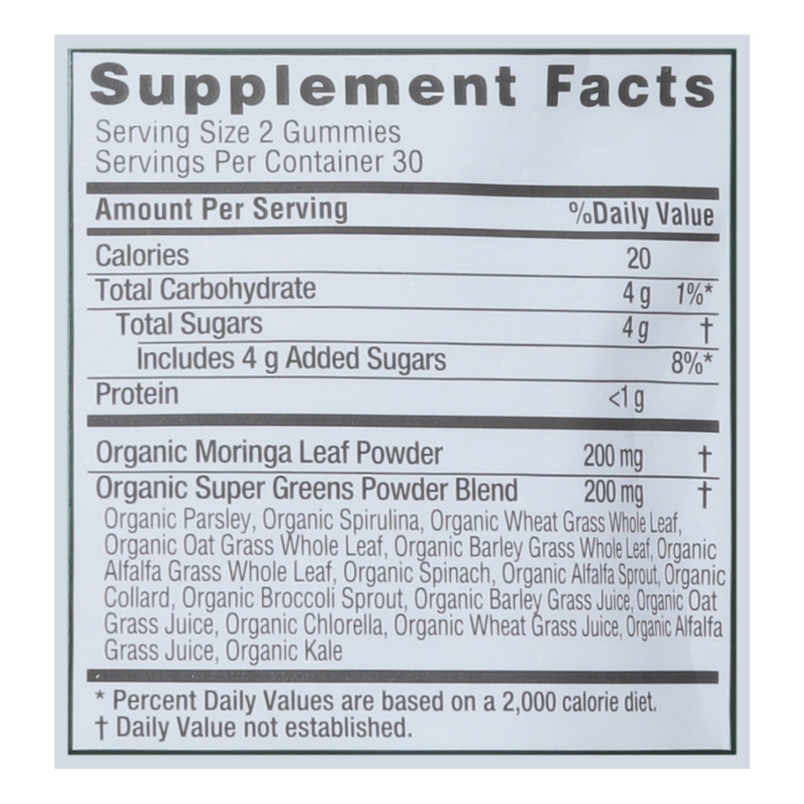 Kuli Kuli - Spr Gmmy Moringa Spr Green - 1 Each-60 Ct - GreatEagleInc