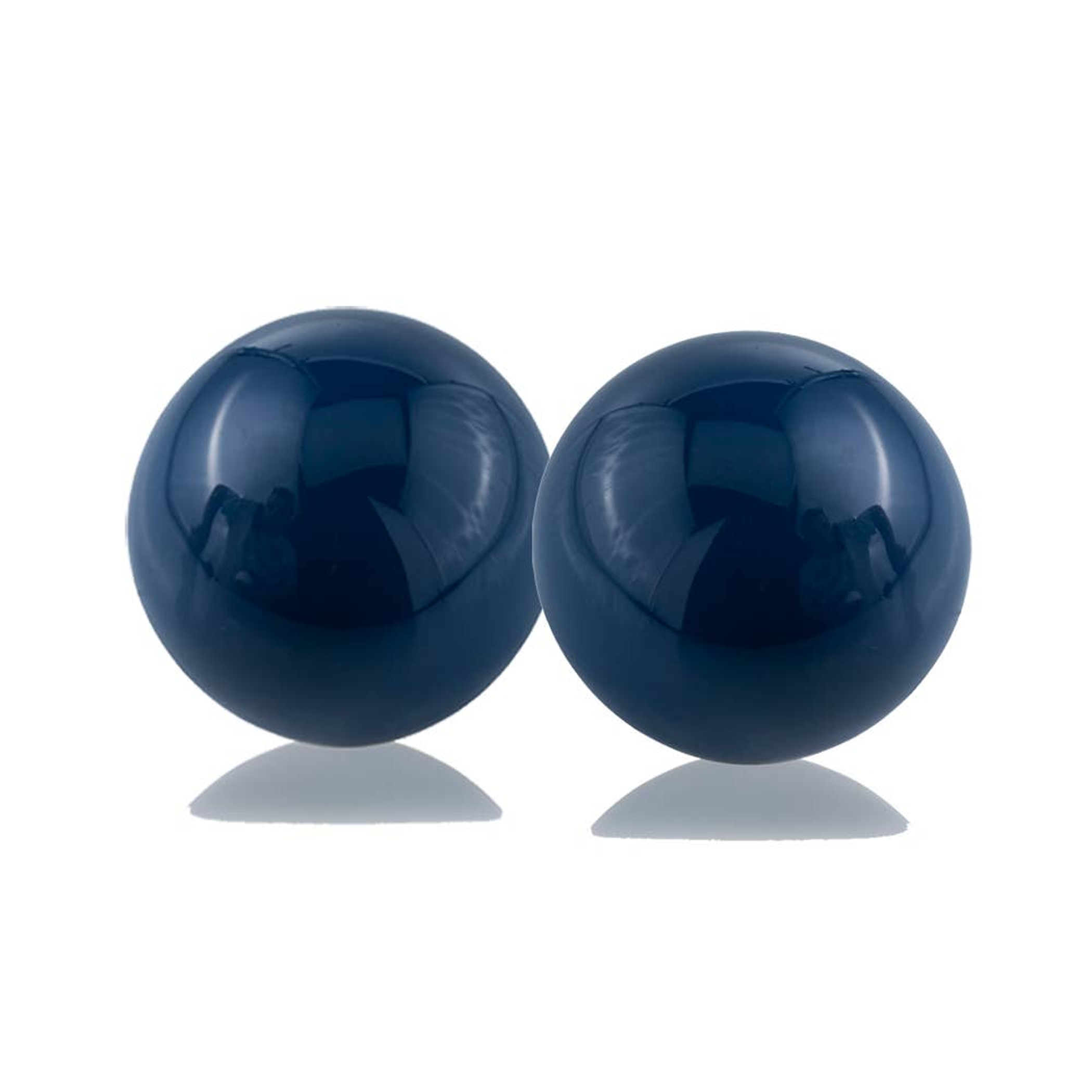 Bola Classic Blue Sphere/3"D - Set of 2 - 1 - Home Decor