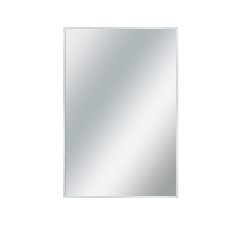 36" Silver Metal Accent Mirror - Bed & Bath
