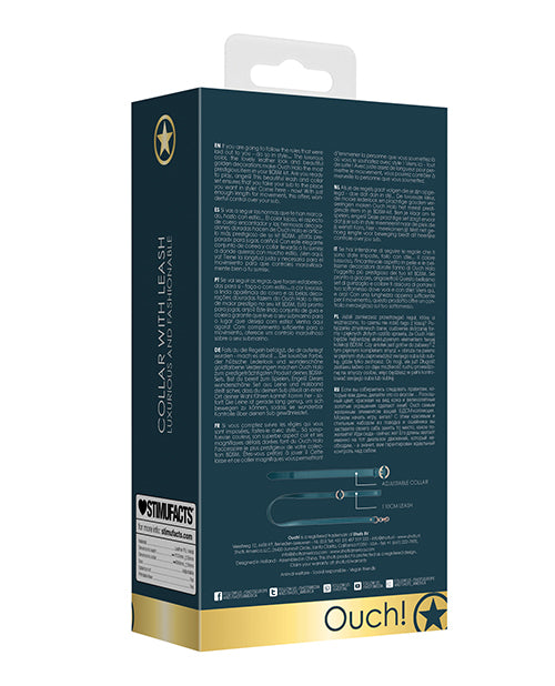 Shots Ouch Halo Collar W/leash - GreatEagleInc