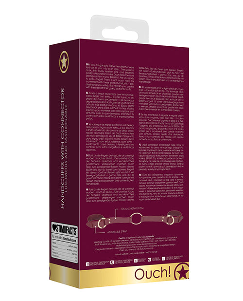 Shots Ouch Halo Handcuff W/connector - GreatEagleInc