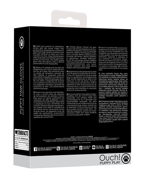 Shots Ouch Puppy Play Puppe Play Paw Cut-out Gloves - GreatEagleInc