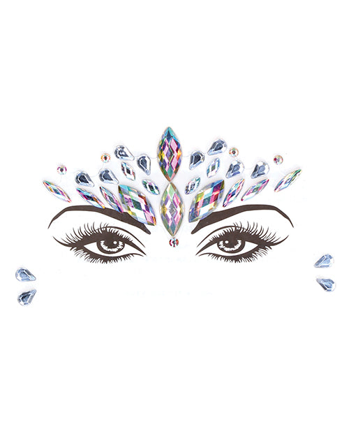 Shots Bliss Dazzling Crowned Face Bling Sticker O/s - GreatEagleInc