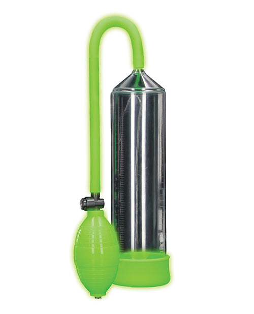 Shots Ouch Classic Penis Pump - Glow In The Dark - GreatEagleInc