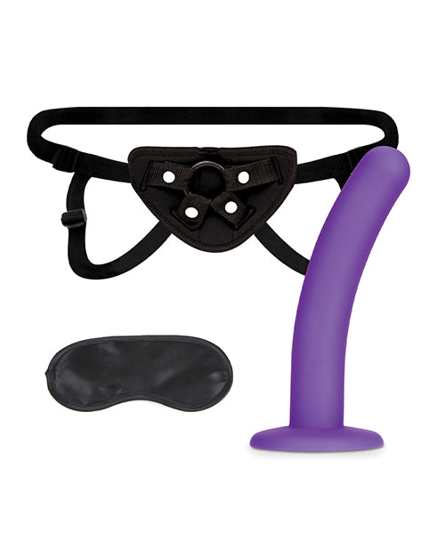 Lux Fetish 5" Dildo W/strap On Harness Set - GreatEagleInc
