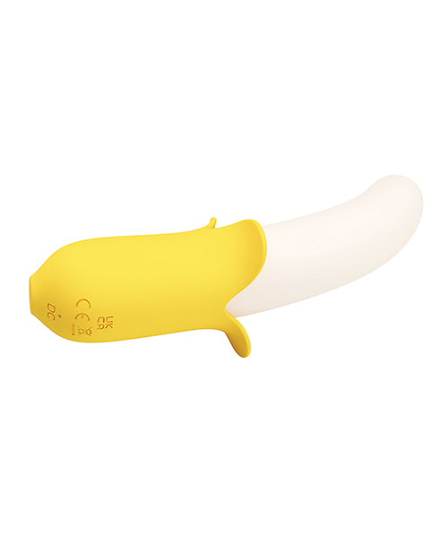 Pretty Love Banana Geek Thrusting Vibrator - Yellow - GreatEagleInc
