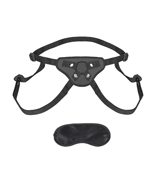 Lux Fetish Beginners Strap On Harness - Black - GreatEagleInc
