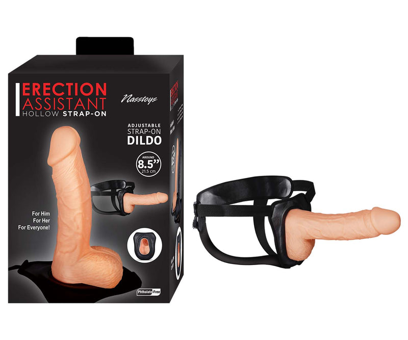 Erection Assistant Hollow Strap-on White
