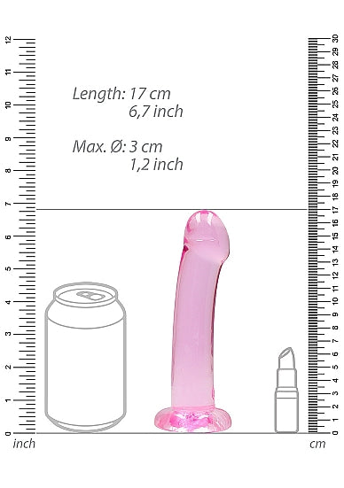 Realrock Non Realistic Dildo W Suction Cup 6.7in - GreatEagleInc