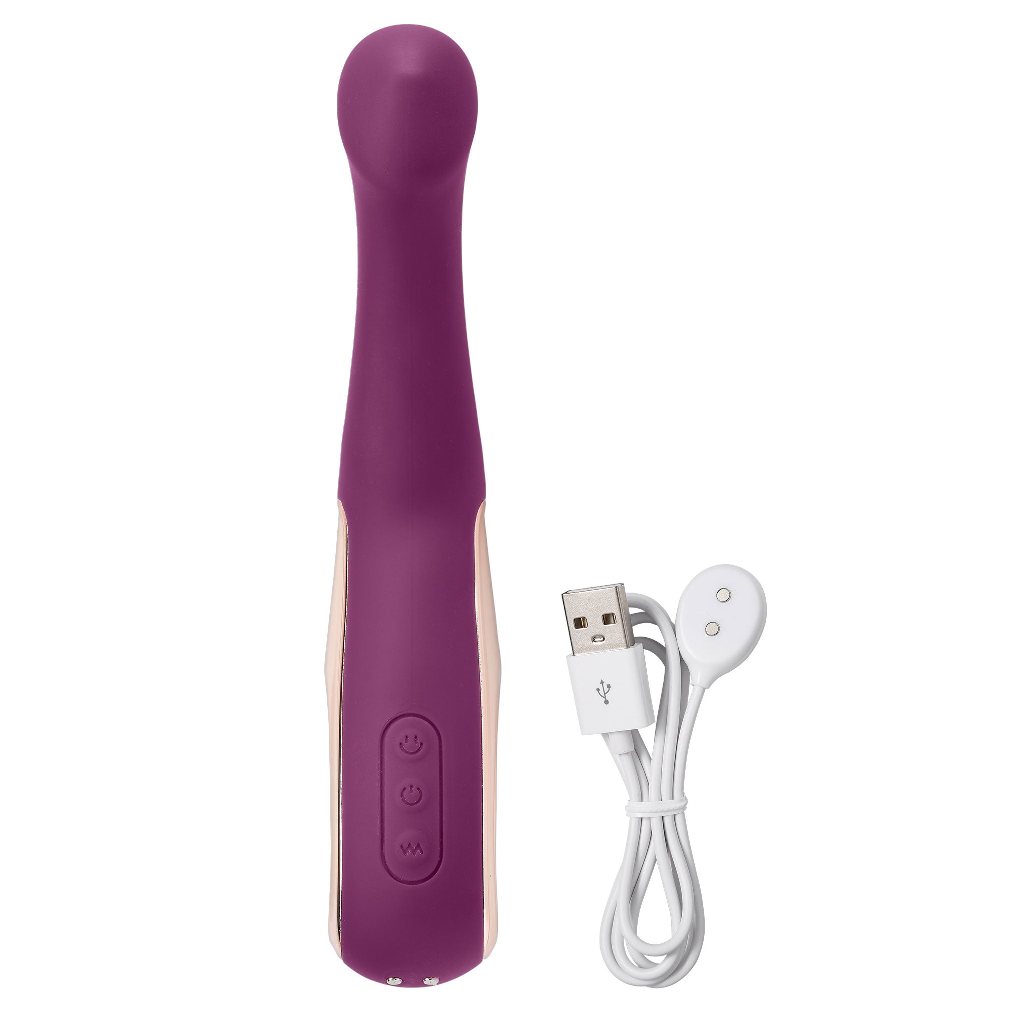 Pro Sensual Roller Touch Tri-Function G-Spot Curved Form Plum