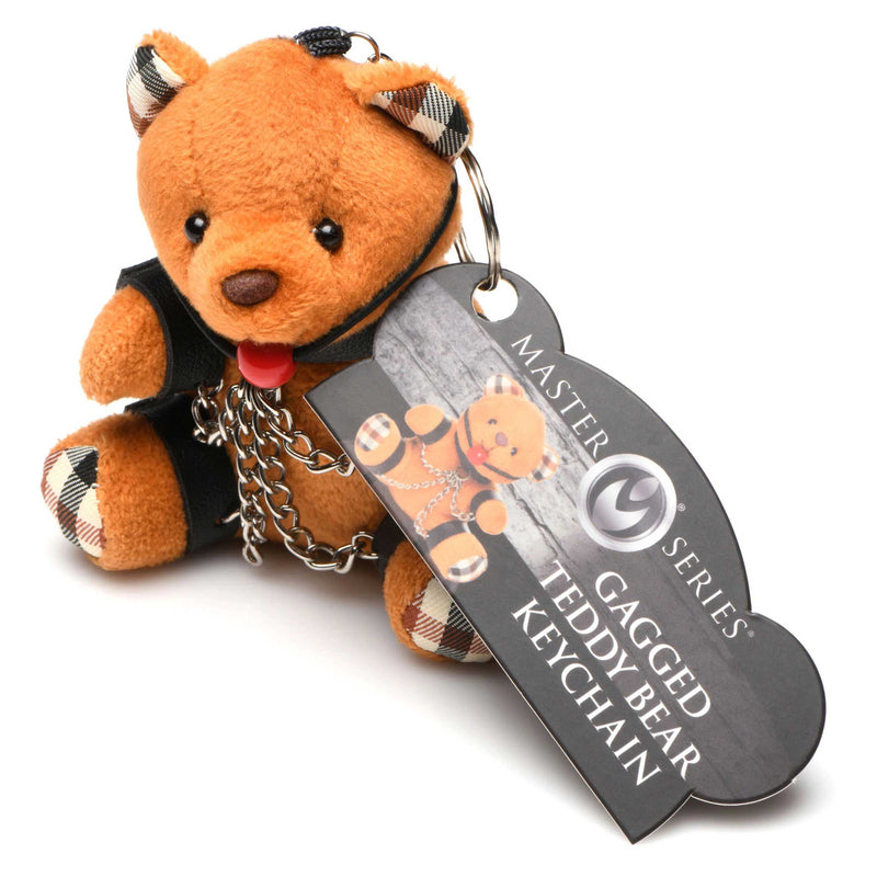 Gagged Teddy Bear Keychain - GreatEagleInc