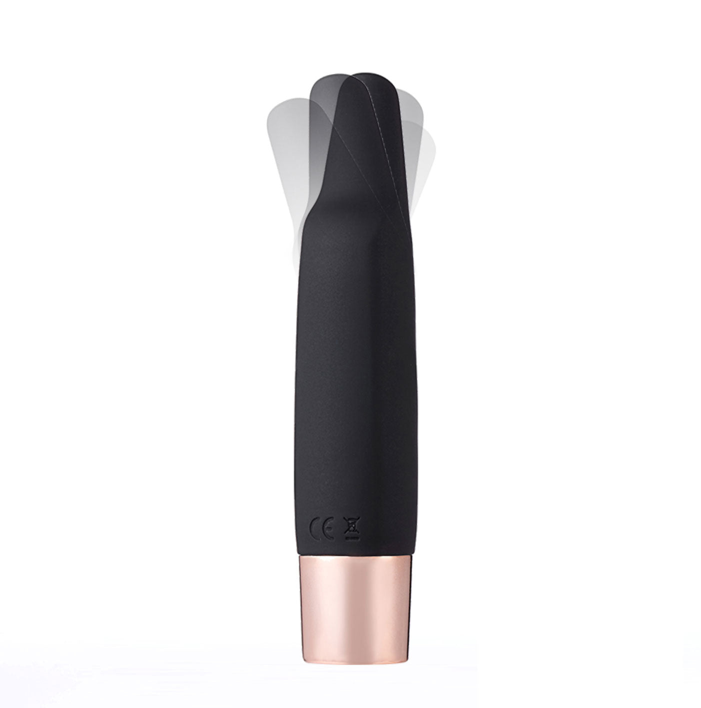 Aspen 15-Function Rechargeable Wireless Flickering Tip Vibrator - Black - GreatEagleInc