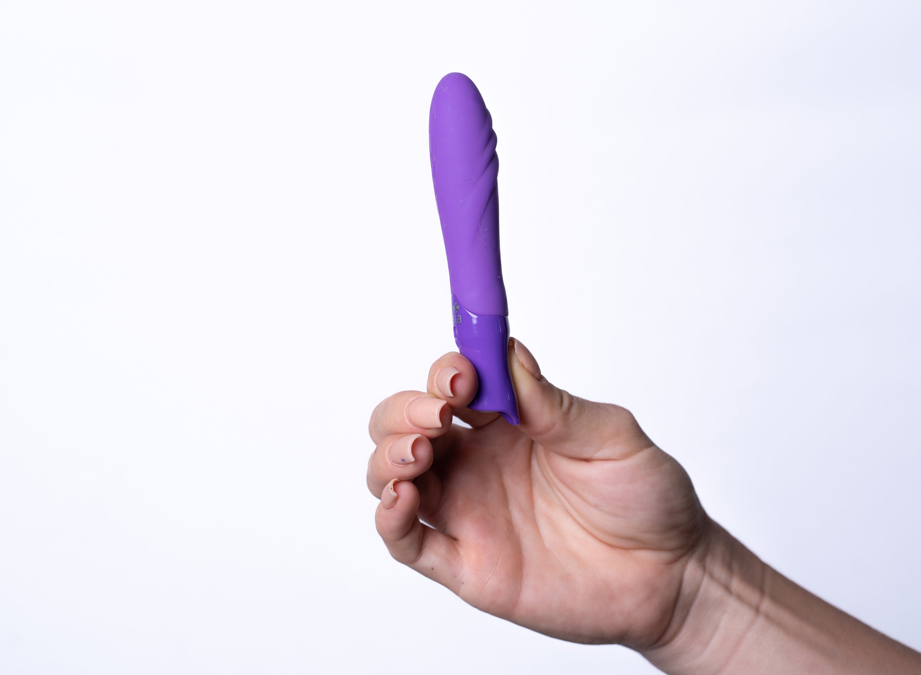 Margo Silicone Textured Bullet Vibrator - Neon  Purple - GreatEagleInc