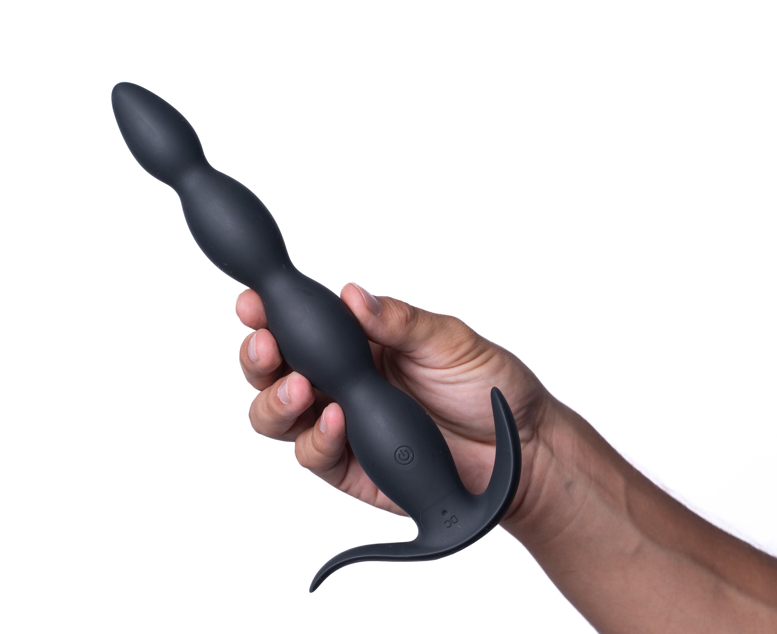 Mason Remote Control Silicone Butt Plug - Black - GreatEagleInc